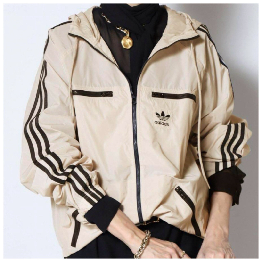 DEUXIEME CLASSE(ドゥーズィエムクラス)の新品　ADIDAS/アディダス　ZIP ブルゾン　Lサイズ レディースのジャケット/アウター(ブルゾン)の商品写真