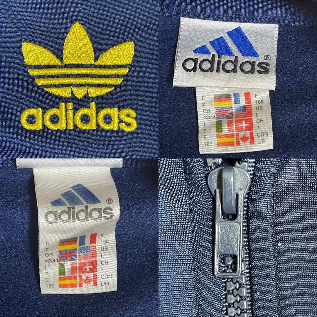 adidas - 2XL希少】アディダス刺繍トラックジャケット古着 adidas - 2XL希少】アディダス刺繍トラックジャケット古着