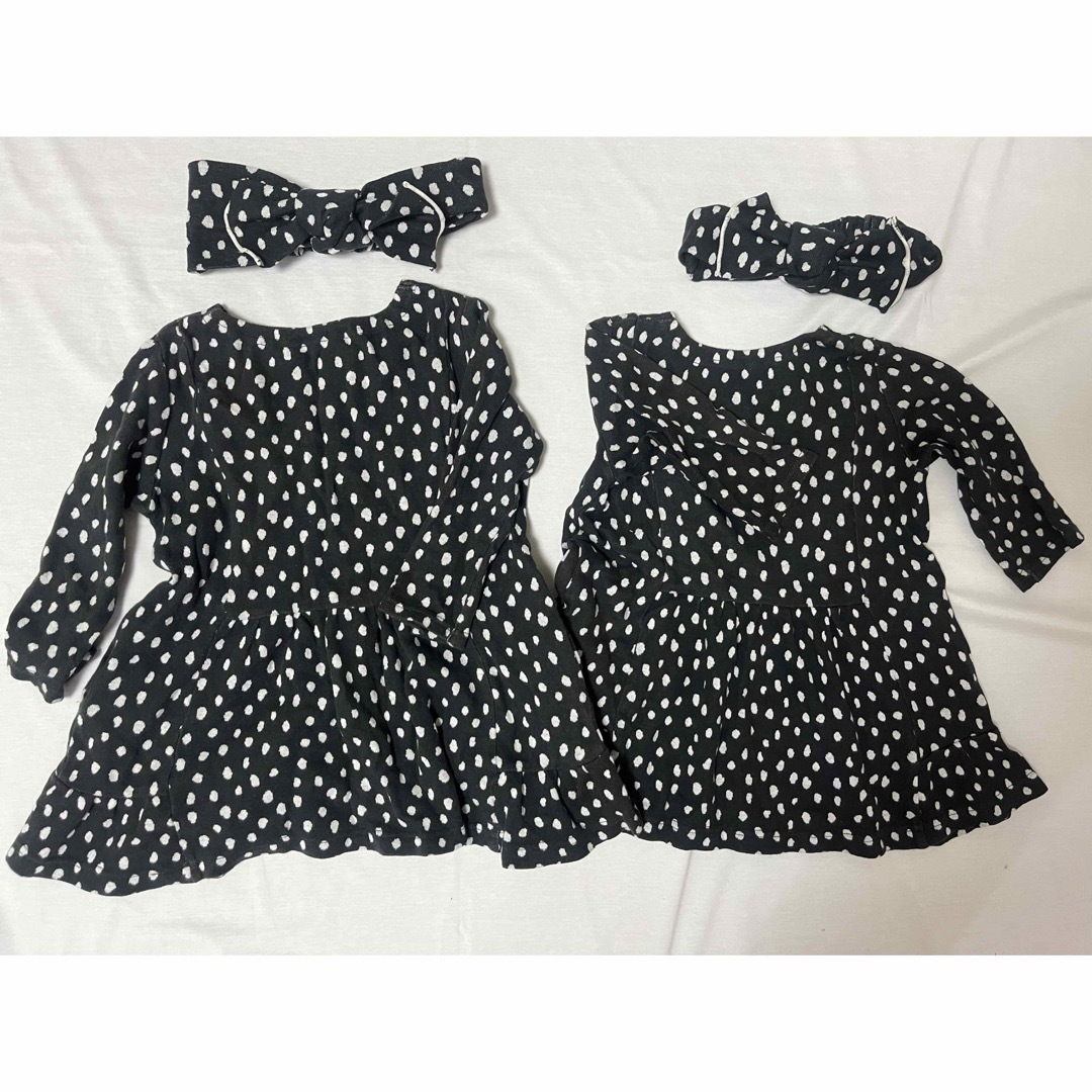 80cm 90cm キッズ/ベビー/マタニティのキッズ服女の子用(90cm~)(ワンピース)の商品写真