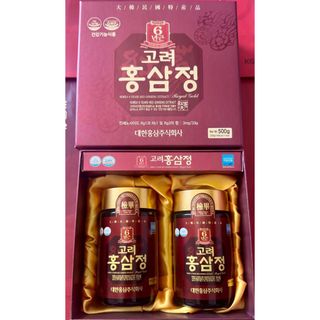 韓国食品1位6年根紅参高麗人参ジョンコールト250 x 2本(その他)