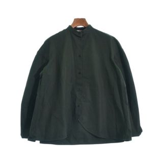 ジルサンダー(Jil Sander)のJIL SANDER ジルサンダー ブラウス 32(XXS位) 緑 【古着】【中古】(シャツ/ブラウス(長袖/七分))