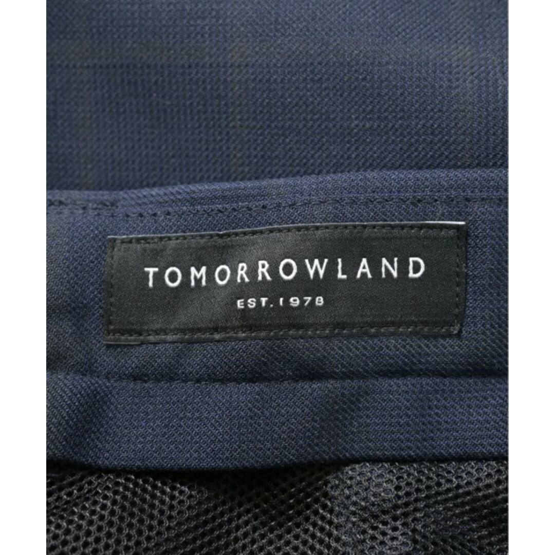 TOMORROWLAND(トゥモローランド)のTOMORROWLAND トゥモローランド スラックス S 紺(チェック) 【古着】【中古】 メンズのパンツ(スラックス)の商品写真