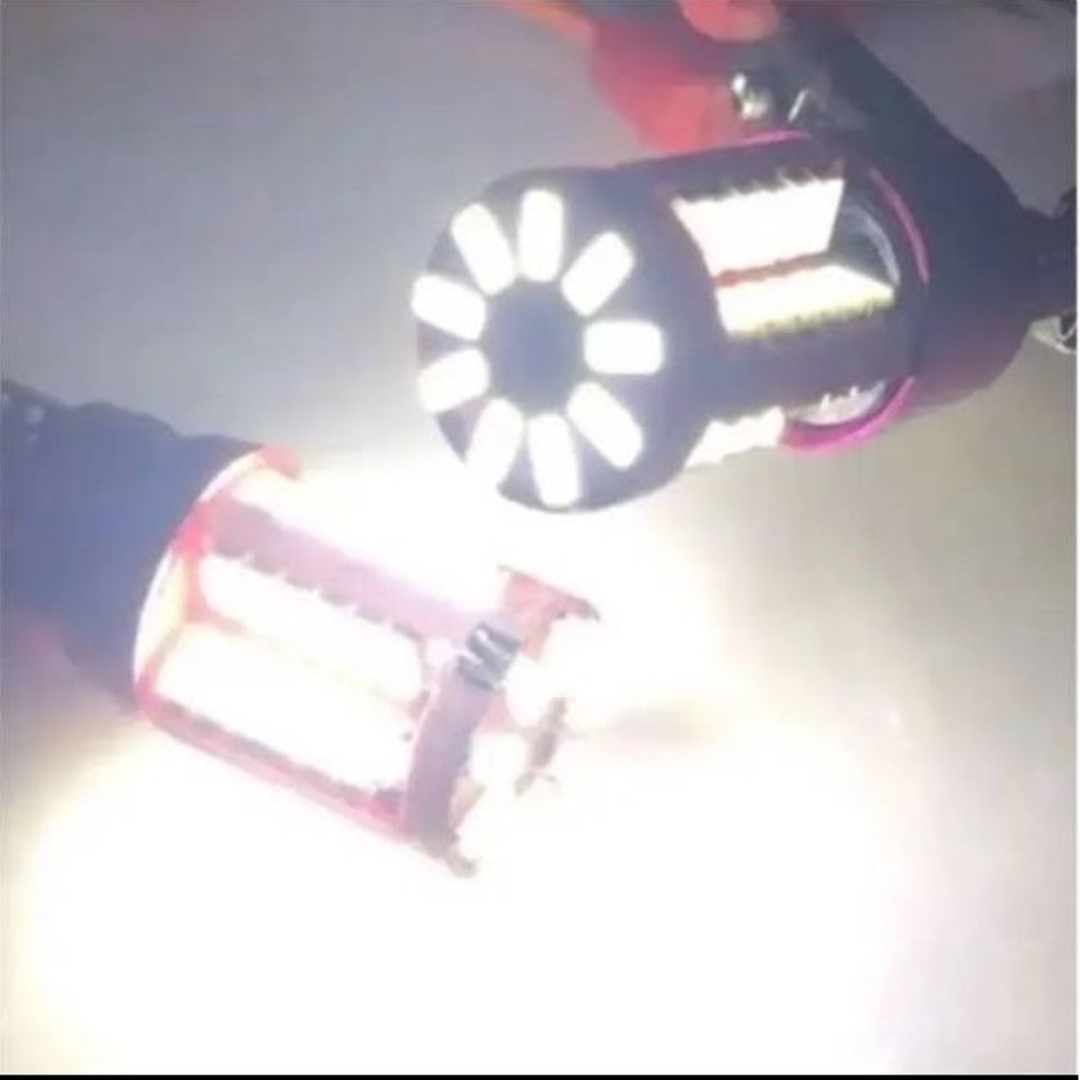 ホワイト2個◇T10 LED 57連 キャンセラー内蔵 バックランプ ポジション 自動車/バイクの自動車(車外アクセサリ)の商品写真