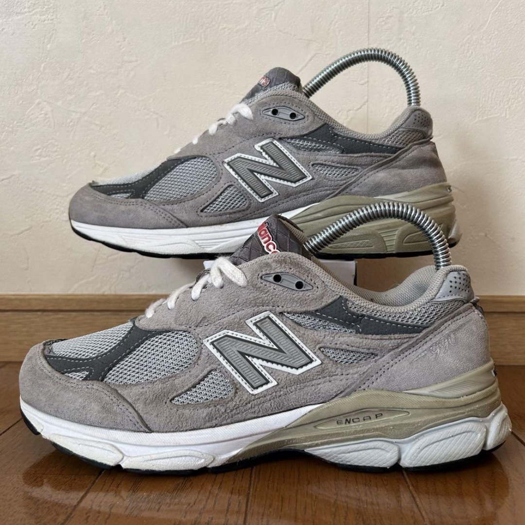 アメリカ　USA製　New Balance W990GL3 24.5cm グレー