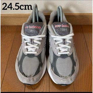 ニューバランス(New Balance)のアメリカUSA製 ニューバランス W990GL3 グレー 24.5cm(スニーカー)