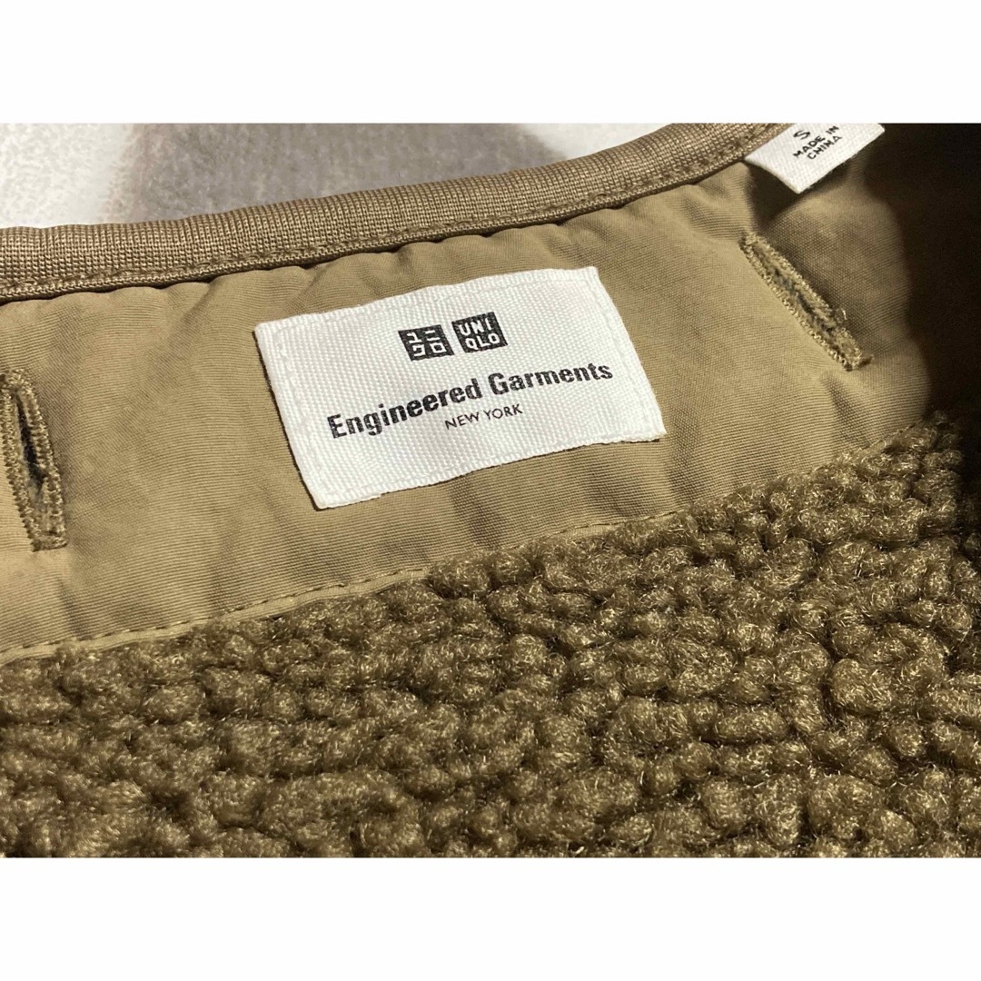 Engineered Garments(エンジニアードガーメンツ)のEngineered Garments ユニクロ フリースノーカラーコート S メンズのジャケット/アウター(ノーカラージャケット)の商品写真