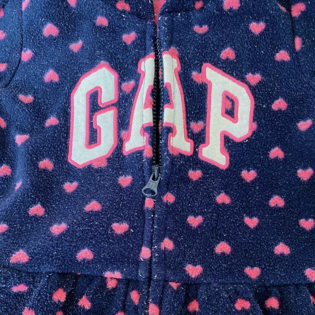 babyGAP(ベビーギャップ)のbaby GAP  くま耳　フリース　アウター　18-24month キッズ/ベビー/マタニティのキッズ服女の子用(90cm~)(ジャケット/上着)の商品写真