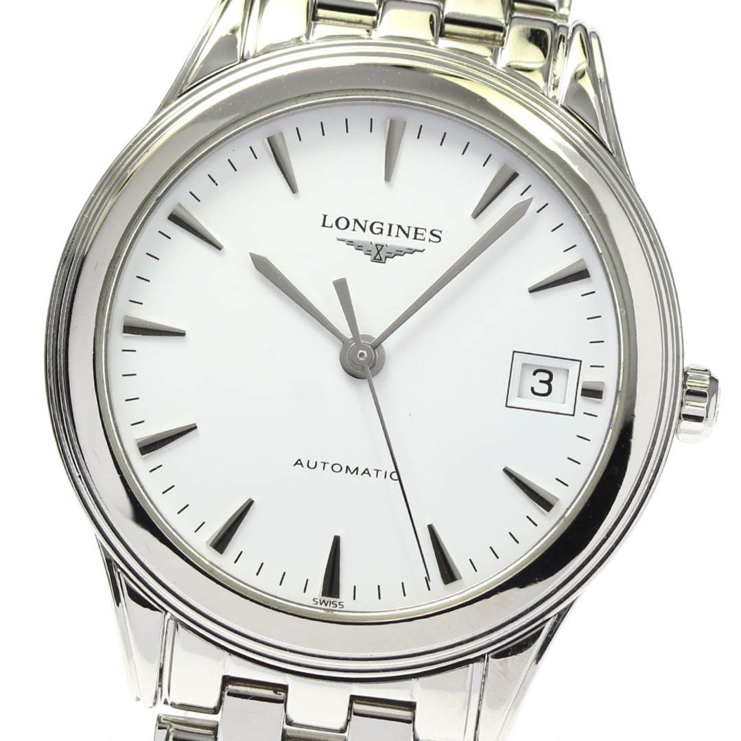 約36mmベルトサイズロンジン LONGINES L4.774.4 フラッグシップ デイト 自動巻き メンズ 良品 _794763