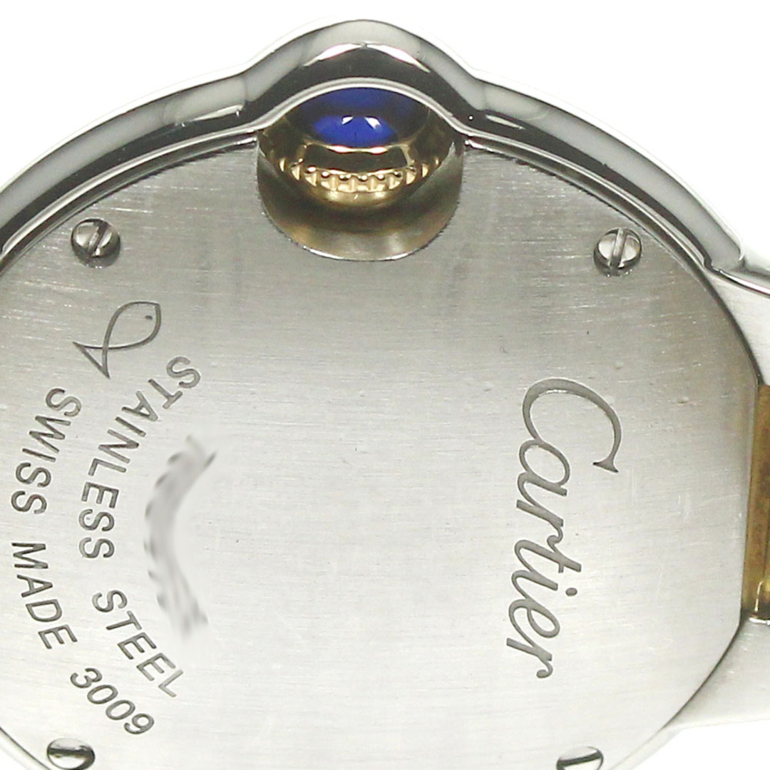 Cartier(カルティエ)のカルティエ CARTIER W69007Z3 バロンブルー SM YGコンビ クォーツ レディース 良品 _792469 レディースのファッション小物(腕時計)の商品写真