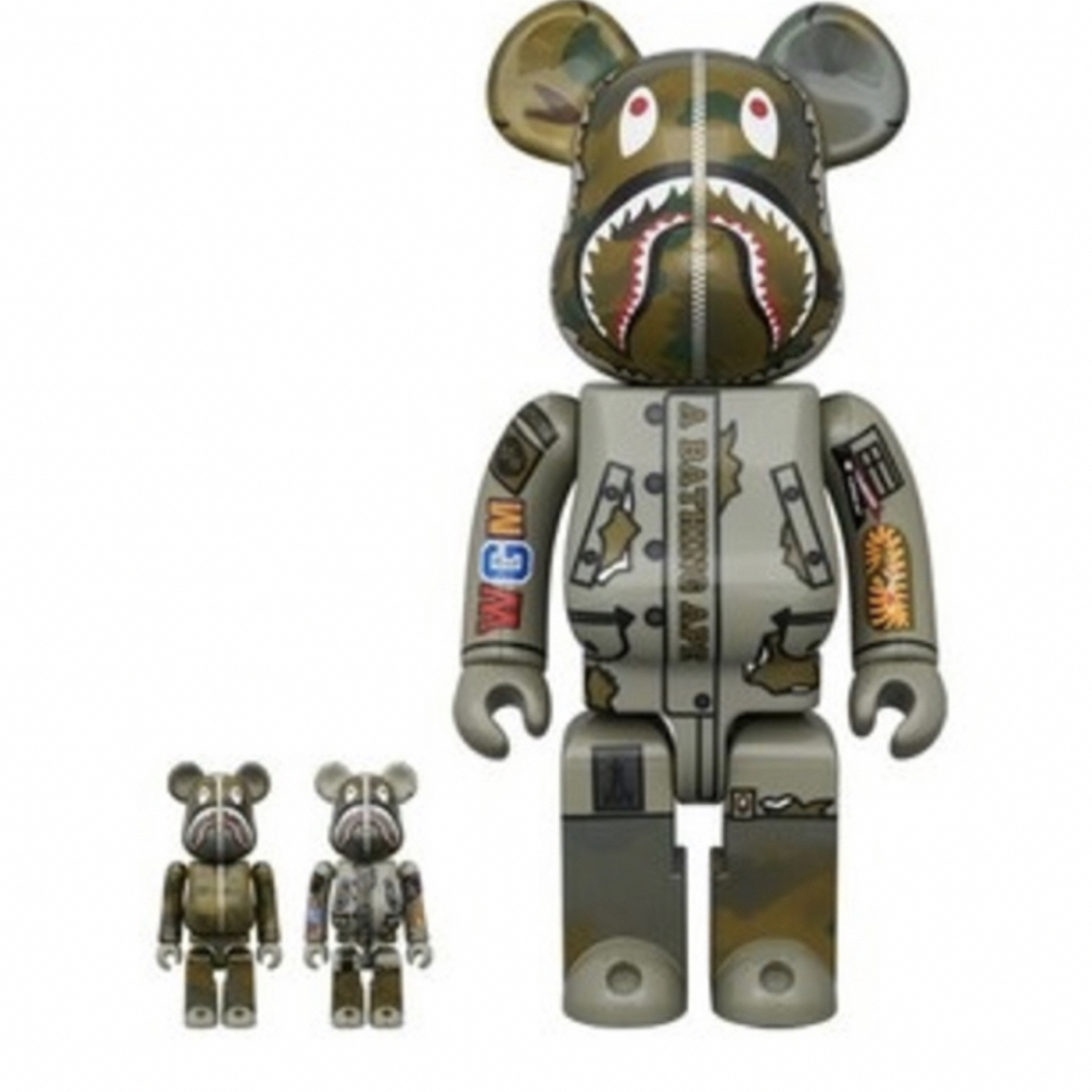 BE@RBRICK BAPE(R) × ALPHA CAMO SHARKエンタメ/ホビー