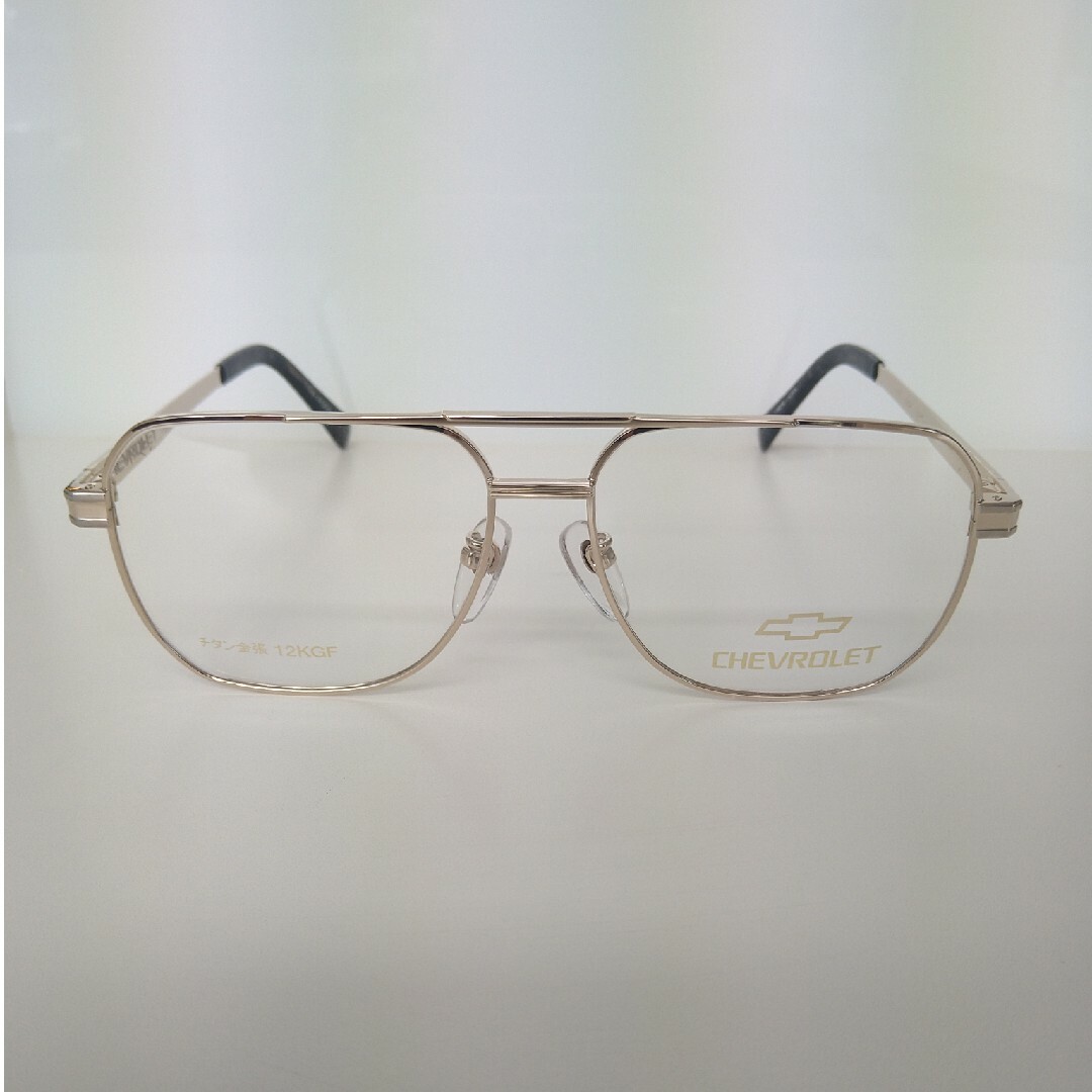 Chevrolet(シボレー)の12kGF金張り眼鏡4000 メンズのファッション小物(サングラス/メガネ)の商品写真