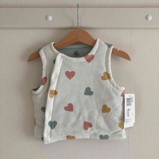 プチバトー(PETIT BATEAU)のプチバトー　ベスト　18m/81cm(ロンパース)