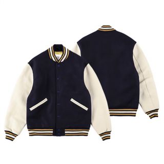 スタンダードカリフォルニア　SD Varsity Jacket ネイビー L