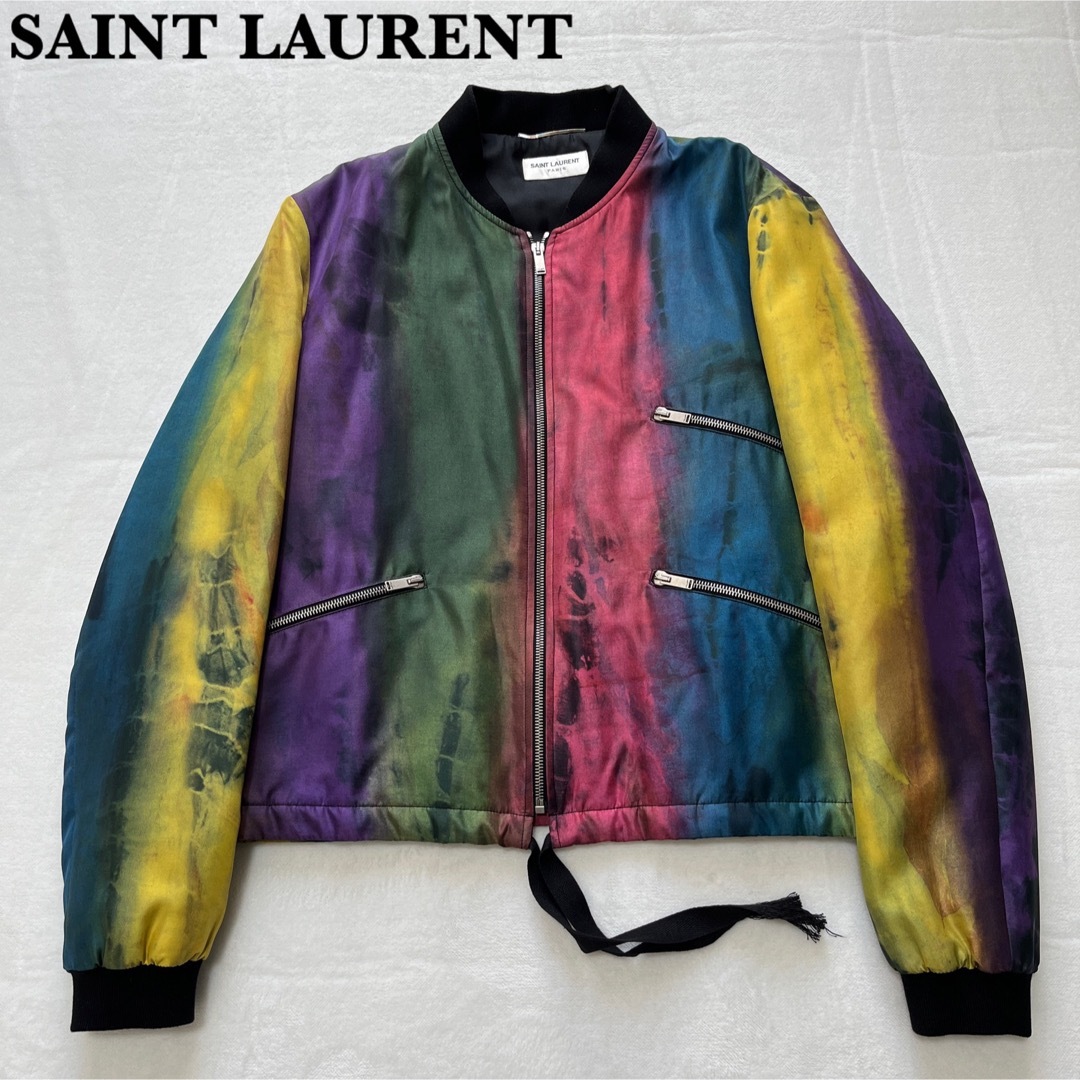 【極美品】定価30万 SAINTLAURENT サンローラン ボンバージャケットエディスリマン