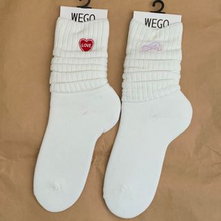 ウィゴー(WEGO)のWEGO ワンポイントくしゅくしゅソックス 2足(ソックス)