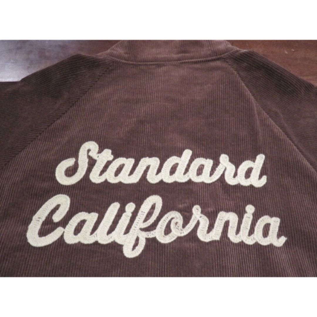 STANDARD CALIFORNIA(スタンダードカリフォルニア)のスタカリSD Corduroy Harrington Jacket ブラウン M メンズのジャケット/アウター(ブルゾン)の商品写真