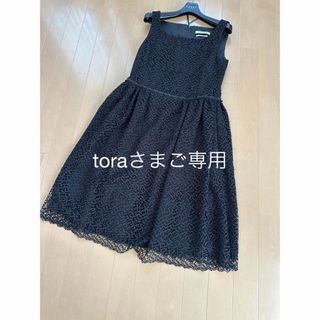 フォクシー(FOXEY)のFOXEY NEW YORKコレクション　レースのワンピース38⭐️美品⭐️(ひざ丈ワンピース)