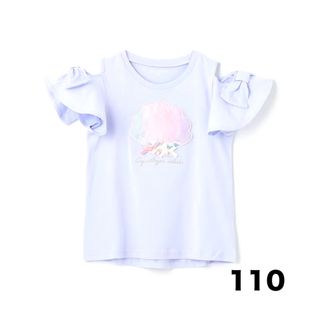 エニィファム(anyFAM)のany FAM KIDS 110㎝　接触冷感 モチーフ Tシャツ　シェル(Tシャツ/カットソー)