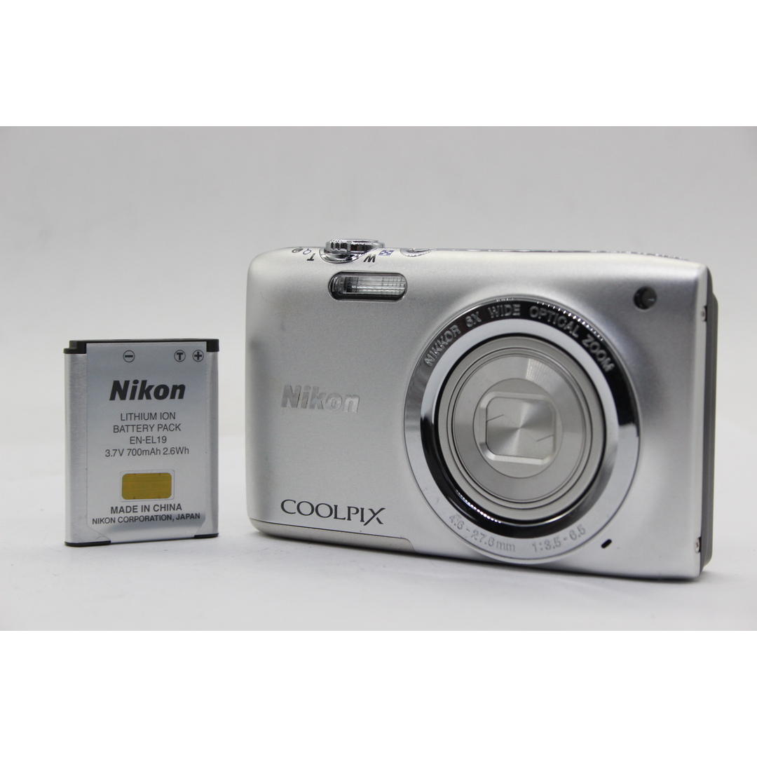 【返品保証】 ニコン Nikon Coolpix S2700 6x Wide バッテリー付き コンパクトデジタルカメラ  s5845注意事項