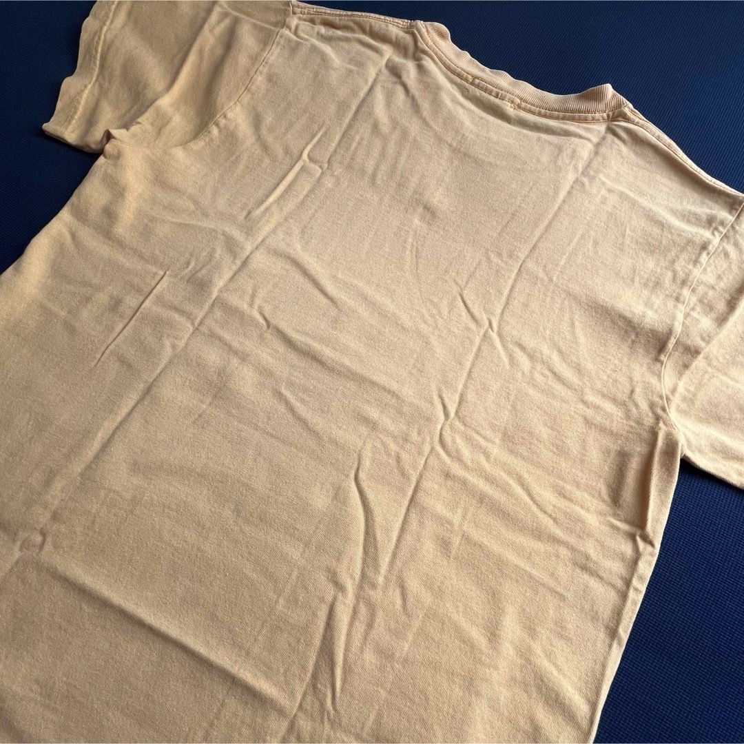 Blue globe Tシャツ　ヴィンテージ風ビューティーフェイス　M イエロー メンズのトップス(Tシャツ/カットソー(半袖/袖なし))の商品写真