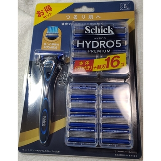 Schick - Schick シック ハイドロ5 プレミアム 本体+替刃16コ つるり肌