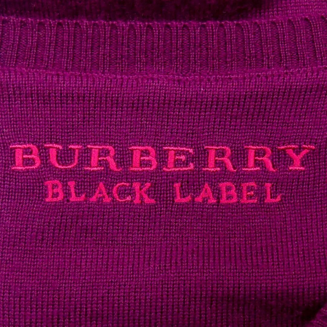 BURBERRY BLACK LABEL(バーバリーブラックレーベル)の廃盤 バーバリーブラックレーベル セーター ニット M ウール TY2844 メンズのトップス(ニット/セーター)の商品写真