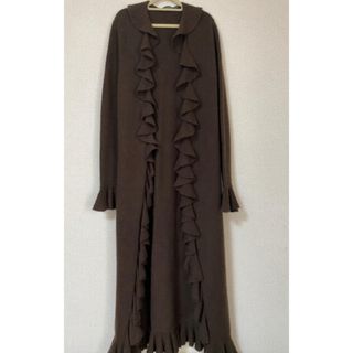 ラルフローレン(Ralph Lauren)のLauren Ralph Lauren frill long cardigan(カーディガン)