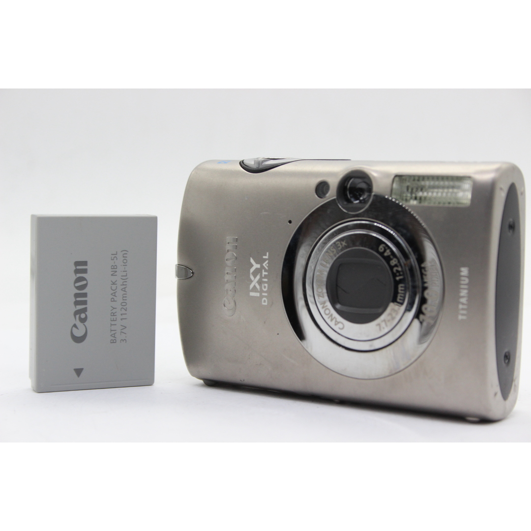 支払い発送詳細【返品保証】 キャノン Canon IXY Digital 1000 3x バッテリー付き コンパクトデジタルカメラ  s5866