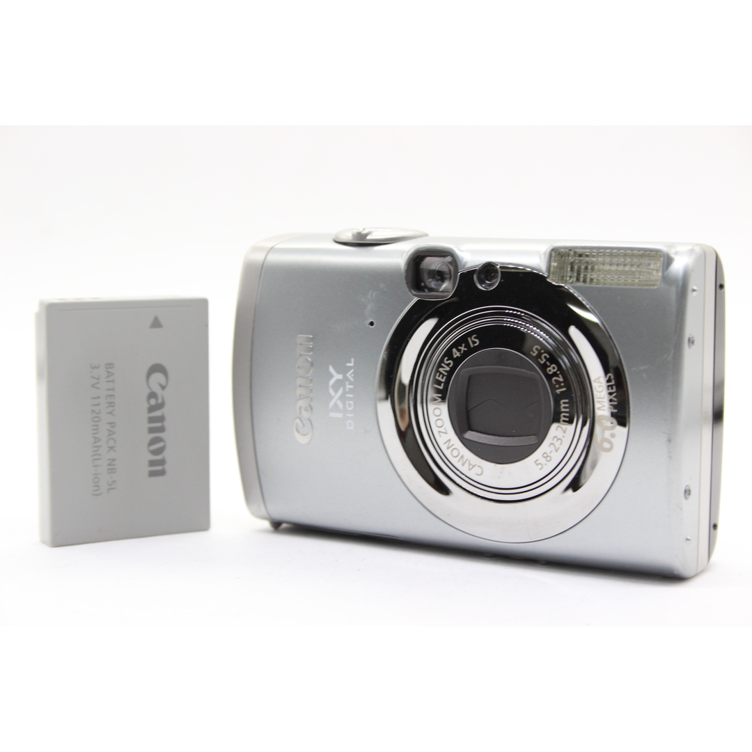 コンディション【返品保証】 キャノン Canon IXY Digital 800 IS 4x バッテリー付き コンパクトデジタルカメラ  s5886