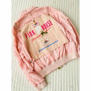 ピンクハウス(PINK HOUSE)のピンクハウス　ももクロ　コラボ　ブルゾン　ピンク色　ゼッケン　ワッペン　刺繍(ブルゾン)