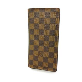 ルイヴィトン(LOUIS VUITTON)の★SALE 【4eb1891】ルイヴィトン 長財布/ダミエ/ポルトフォイユブラザ/N60017/ブラウン【中古】メンズ(財布)