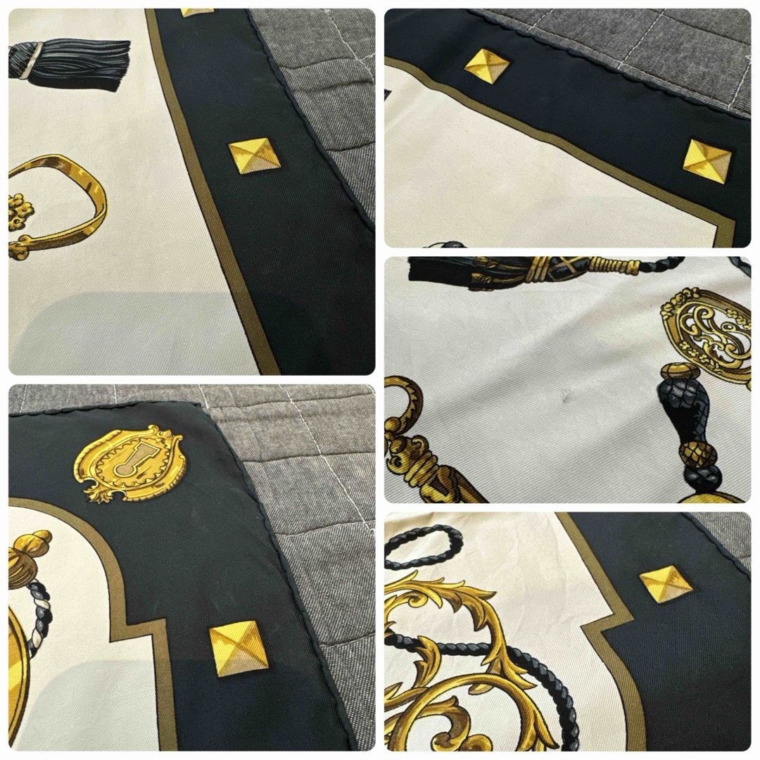 HERMES - Hermes エルメス カレ90 THE KEYS RARE 鍵 シルク HERMES - Hermes エルメス カレ90 THE KEYS RARE 鍵 シルク
