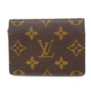 ルイヴィトン(LOUIS VUITTON)の【4eb1943】ルイヴィトン 名刺入れ/モノグラム/アンヴェロップカルトヴィジット/M62920/ブラウン(名刺入れ/定期入れ)