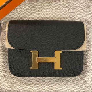 エルメス(Hermes)のコンスタンススリム　ブラック　財布　エルメス(財布)