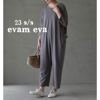 エヴァムエヴァ(evam eva)の✳︎美品✨23s/s evam evaエヴァムエヴァ　コットンオールインワン(オールインワン)