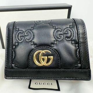 Gucci - 美品✨ 現行 グッチ GGマトラッセ キルティング 2つ折り財布