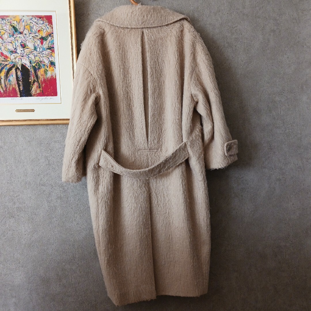 Ameri VINTAGE(アメリヴィンテージ)の4200→3200 AMERI　3WAY OVAL SHAGGY COAT レディースのジャケット/アウター(ロングコート)の商品写真