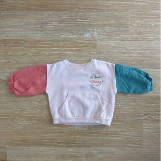 ザラキッズ(ZARA KIDS)のZARA 裏起毛スウェット 2-3y(Tシャツ/カットソー)