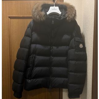 モンクレール(MONCLER)の極美品 MONCLER MARQUE マルク ブラック サイズ1(ダウンジャケット)