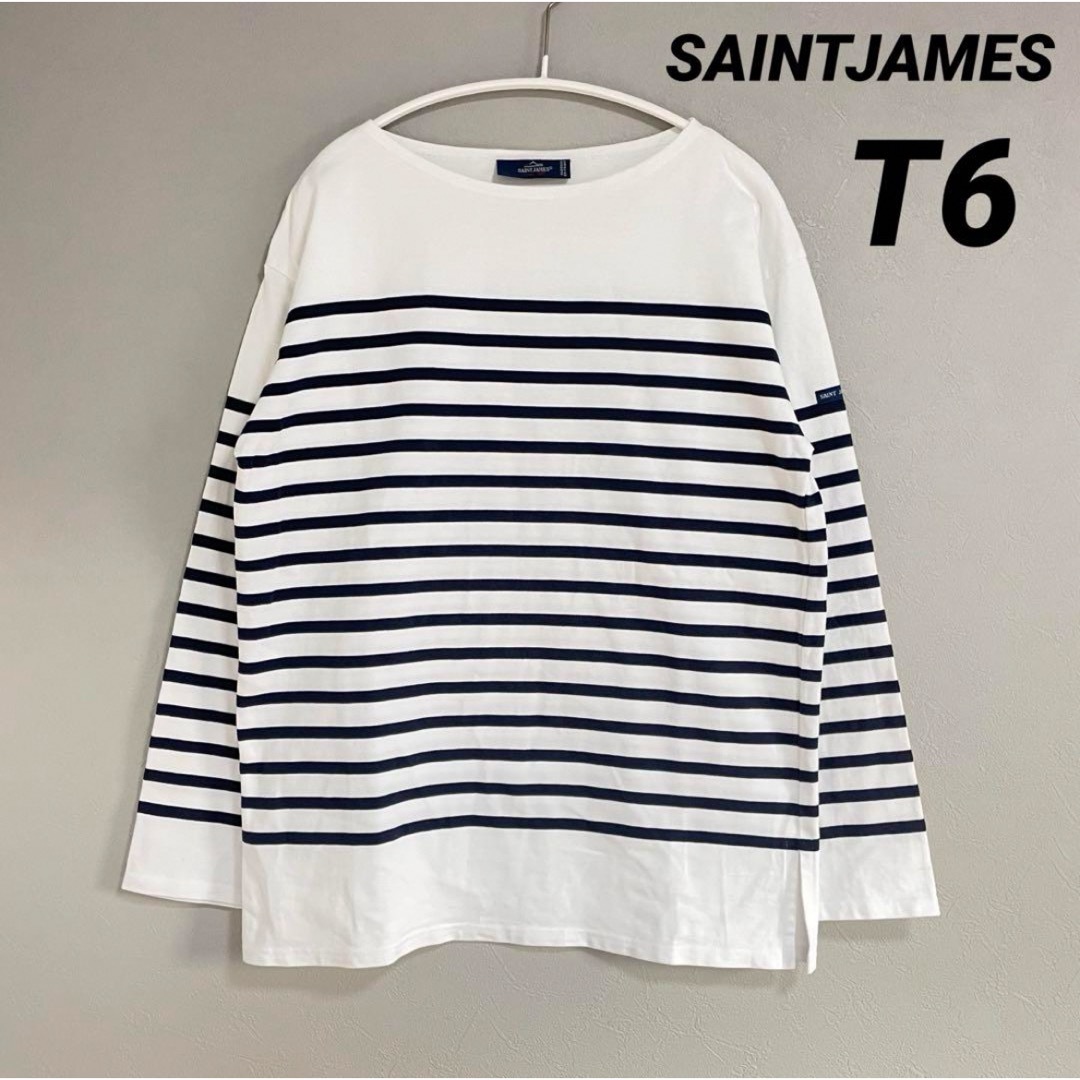 SAINTJAMESアイテム名セントジェームス ナバル ボーダー 白×ネイビー T6 国内正規品