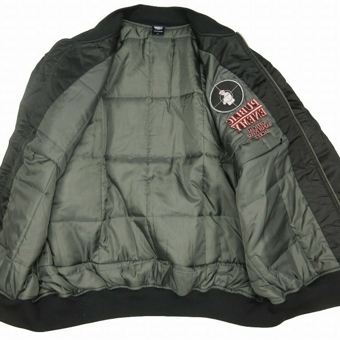 APPLEBUM(アップルバム)のアップルバム PUBLIC ENEMY MA-1 JACKET ジャケット メンズのジャケット/アウター(フライトジャケット)の商品写真