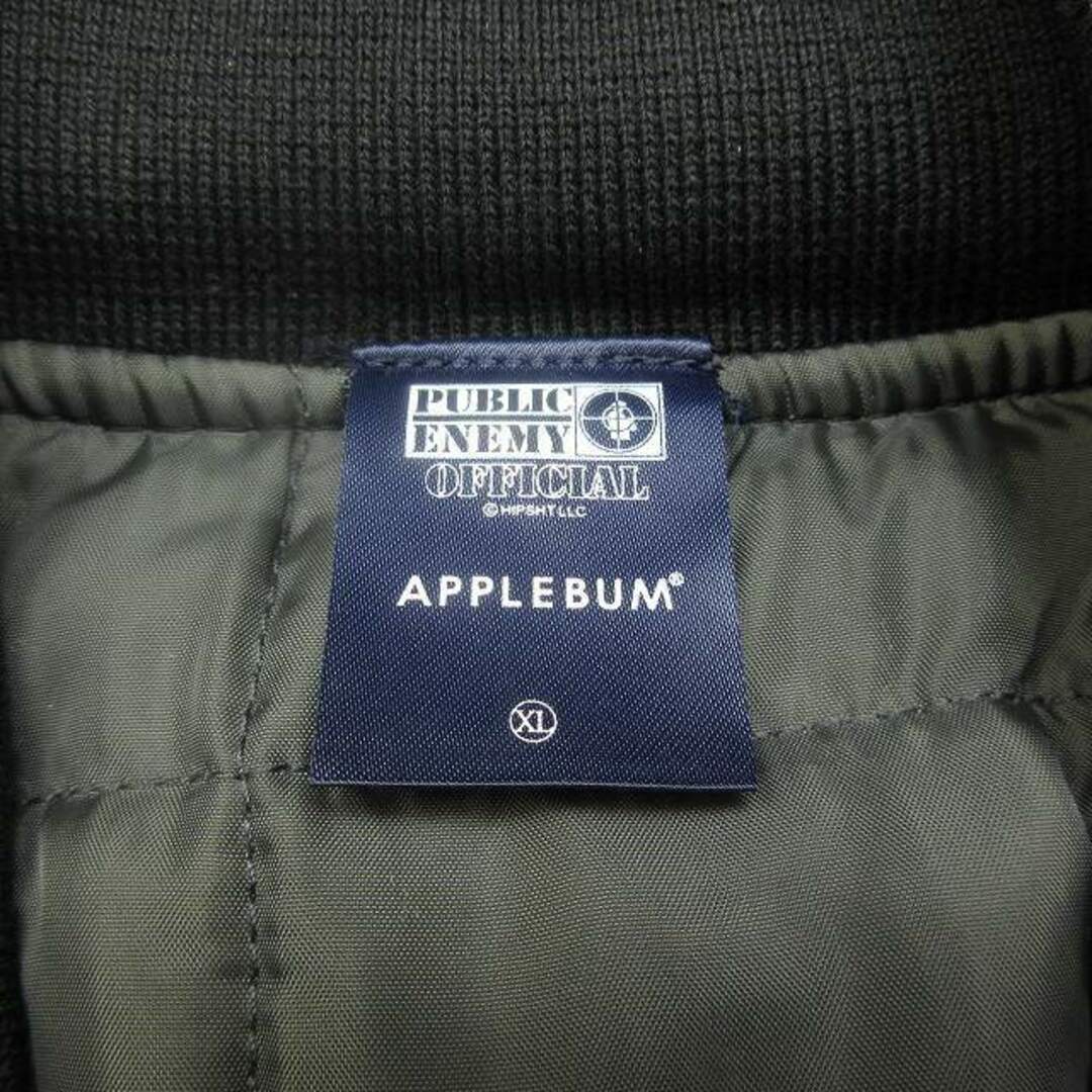 APPLEBUM(アップルバム)のアップルバム PUBLIC ENEMY MA-1 JACKET ジャケット メンズのジャケット/アウター(フライトジャケット)の商品写真