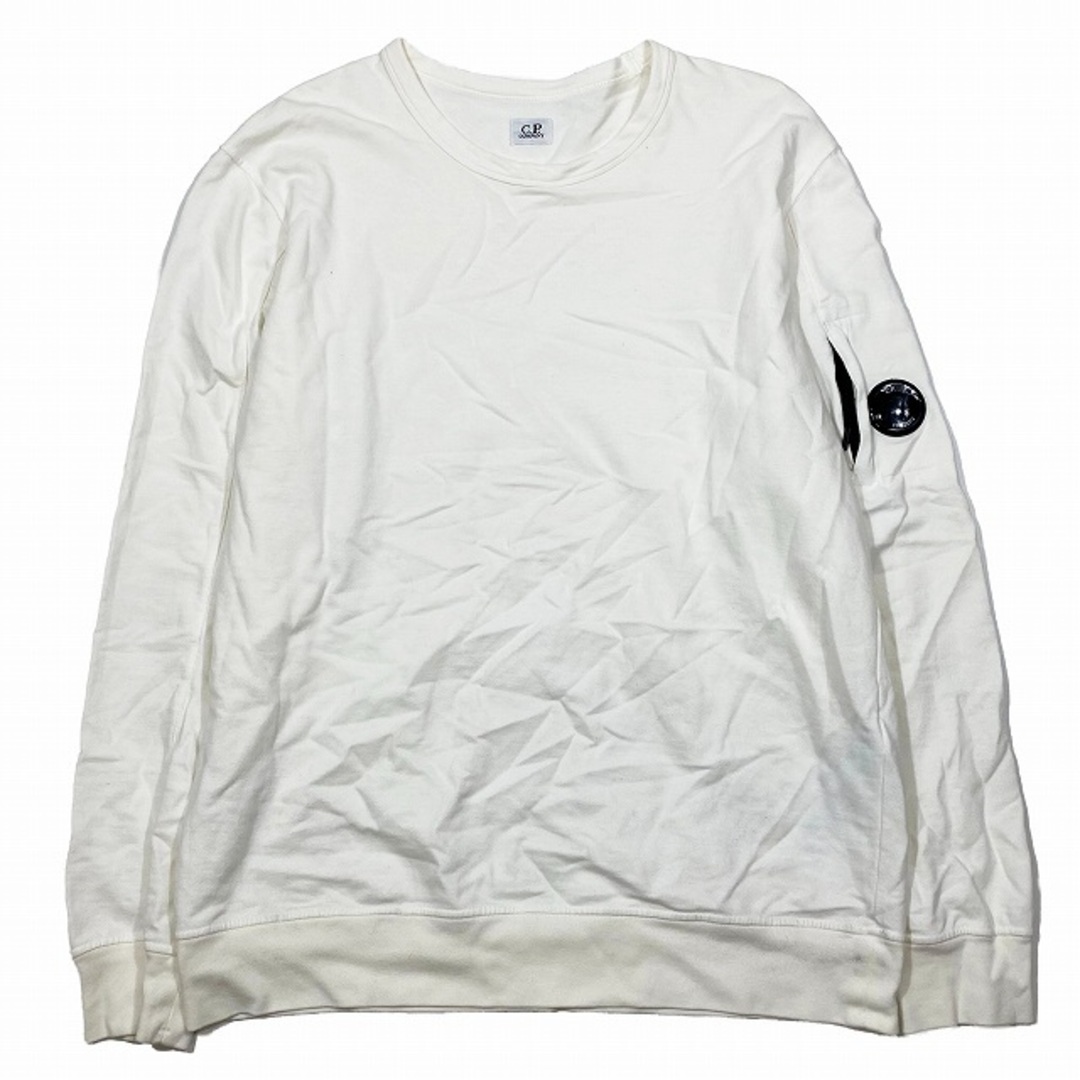 C.P.COMPANY Crew Neck Sweatshirt XL 白72cm袖丈