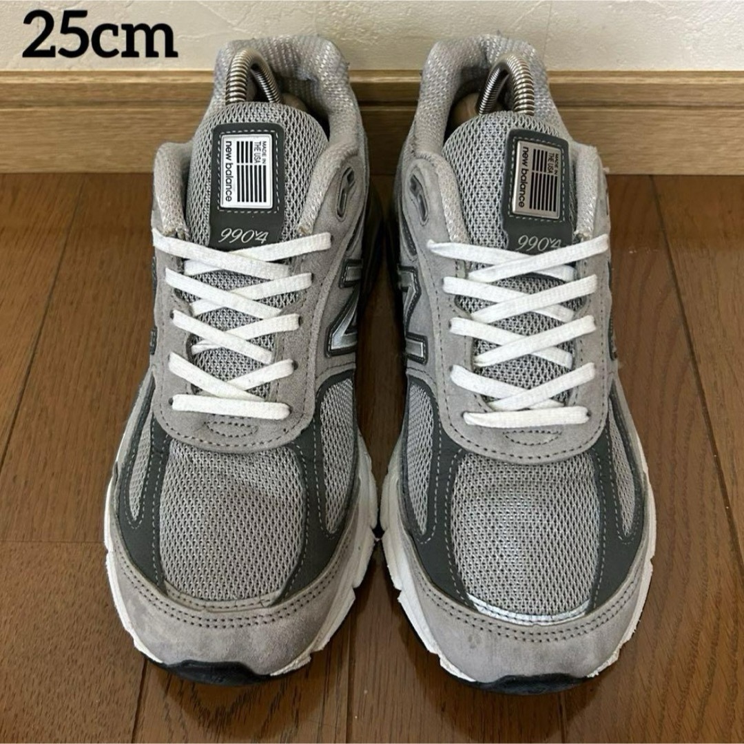 New Balance(ニューバランス)のアメリカUSA製 ニューバランス　グレー　M990GL4   25cm メンズの靴/シューズ(スニーカー)の商品写真