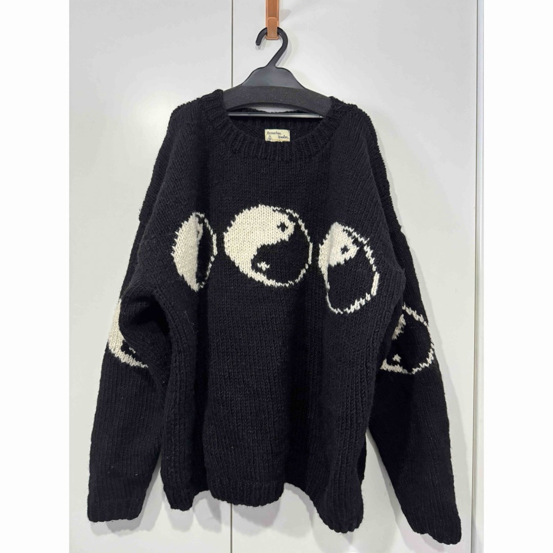 macmahon knitting mills 陰陽柄ニット macmahon knitting mills 陰陽柄ニット