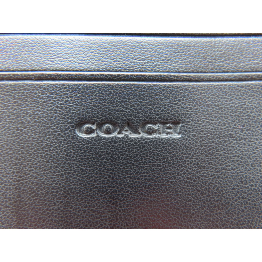 COACH(コーチ)のK01 COACH コーチ シグネチャー ストラップ/ハンドル付き PVC/レザー トラベル オーガナイザー ラウンドファスナー 長財布 ブラウン メンズのファッション小物(長財布)の商品写真