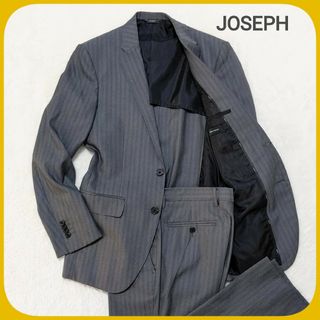 JOSEPH HOMME セットアップ スーツ ストライプ グレー S ジョゼフ