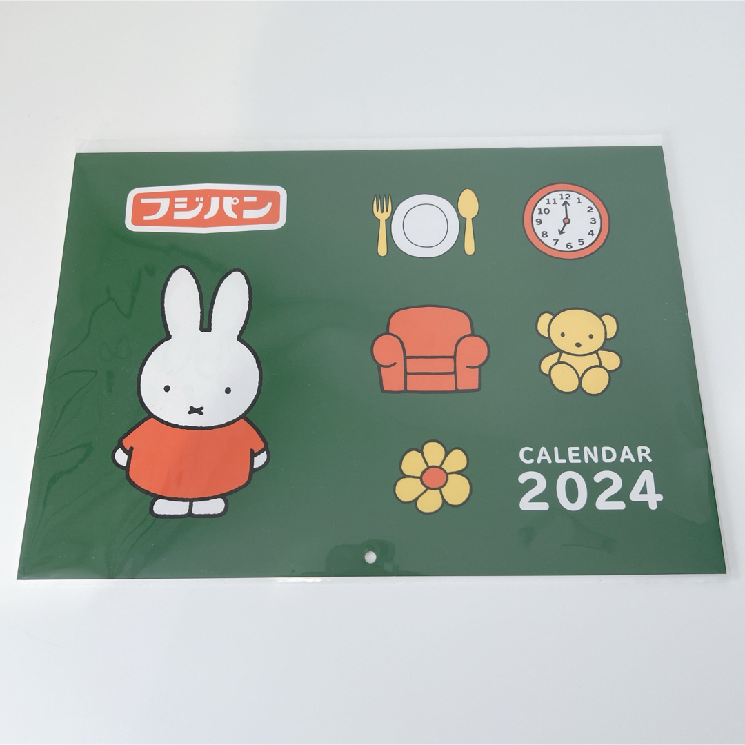 miffy(ミッフィー)のフジパン 2024 ミッフィー カレンダー インテリア/住まい/日用品の文房具(カレンダー/スケジュール)の商品写真