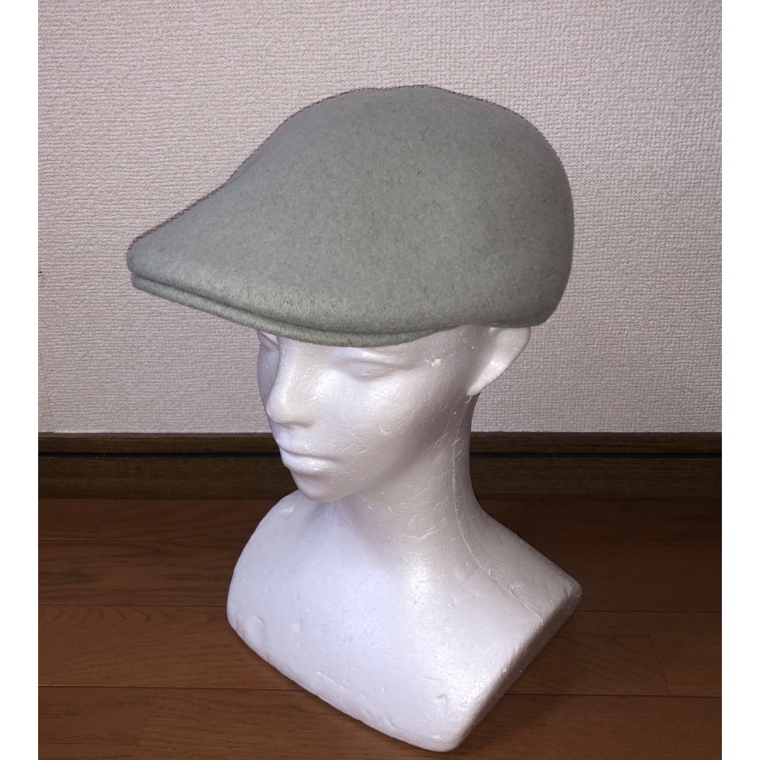 KANGOL(カンゴール)のM 新品 KANGOL ハンチングキャップ カンゴール ベレー帽 グレー 灰色 メンズの帽子(ハンチング/ベレー帽)の商品写真