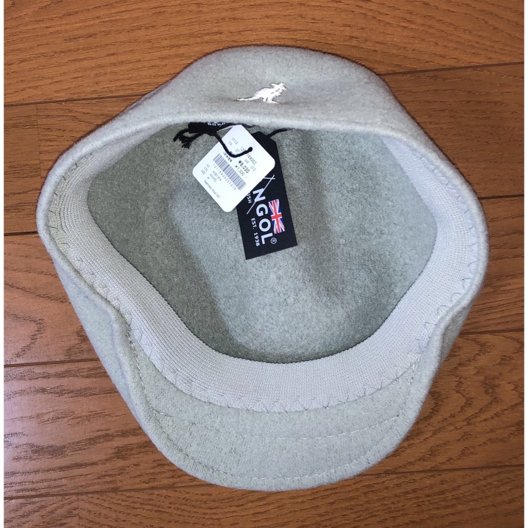 KANGOL(カンゴール)のM 新品 KANGOL ハンチングキャップ カンゴール ベレー帽 グレー 灰色 メンズの帽子(ハンチング/ベレー帽)の商品写真